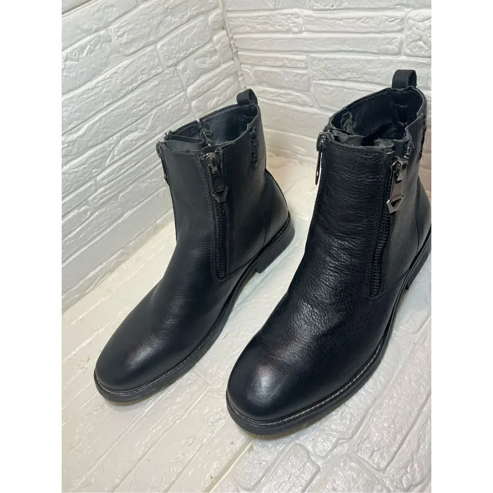 Guess genuine leather boots for Men